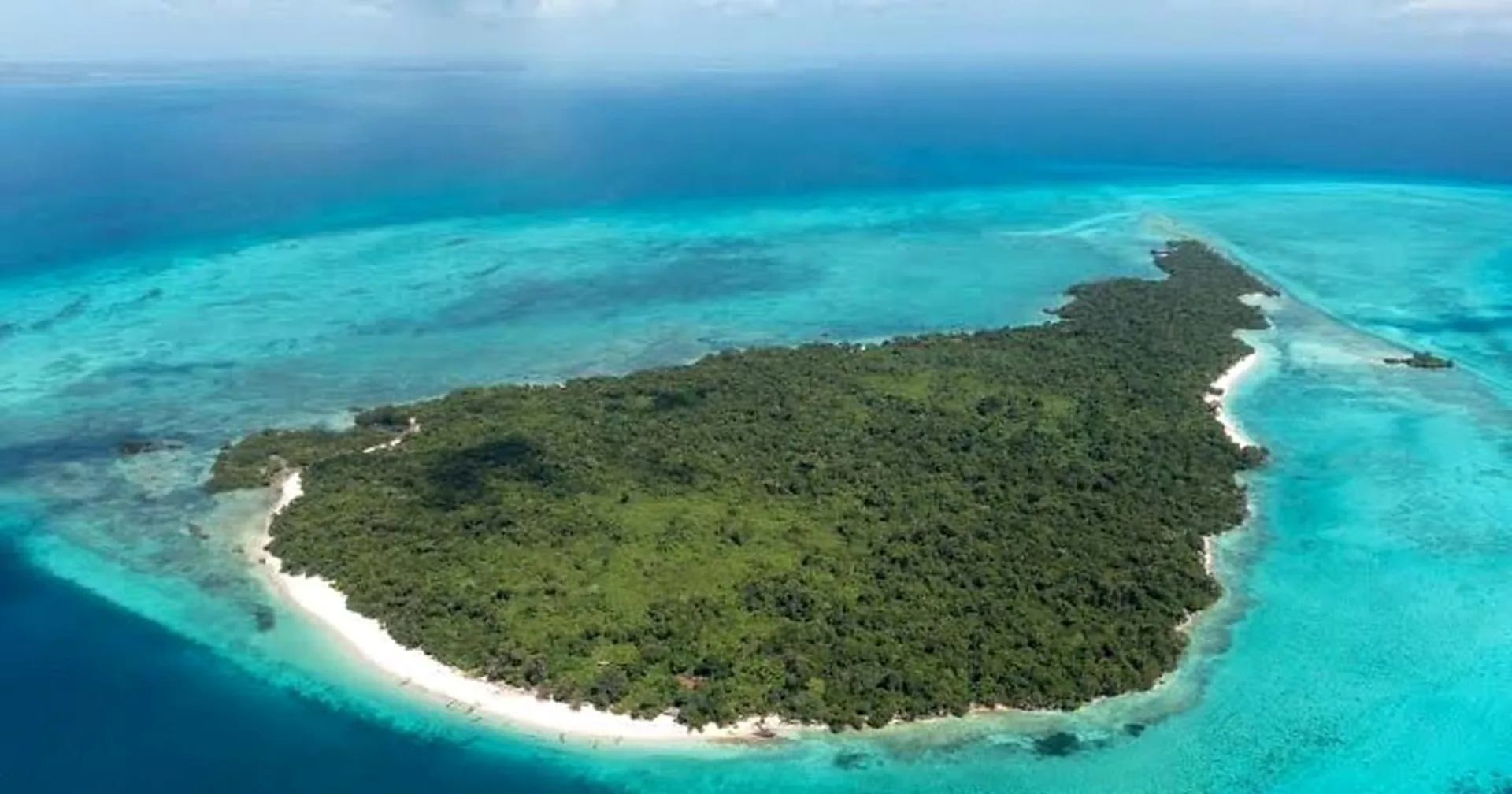 Aerial view of Misali Island